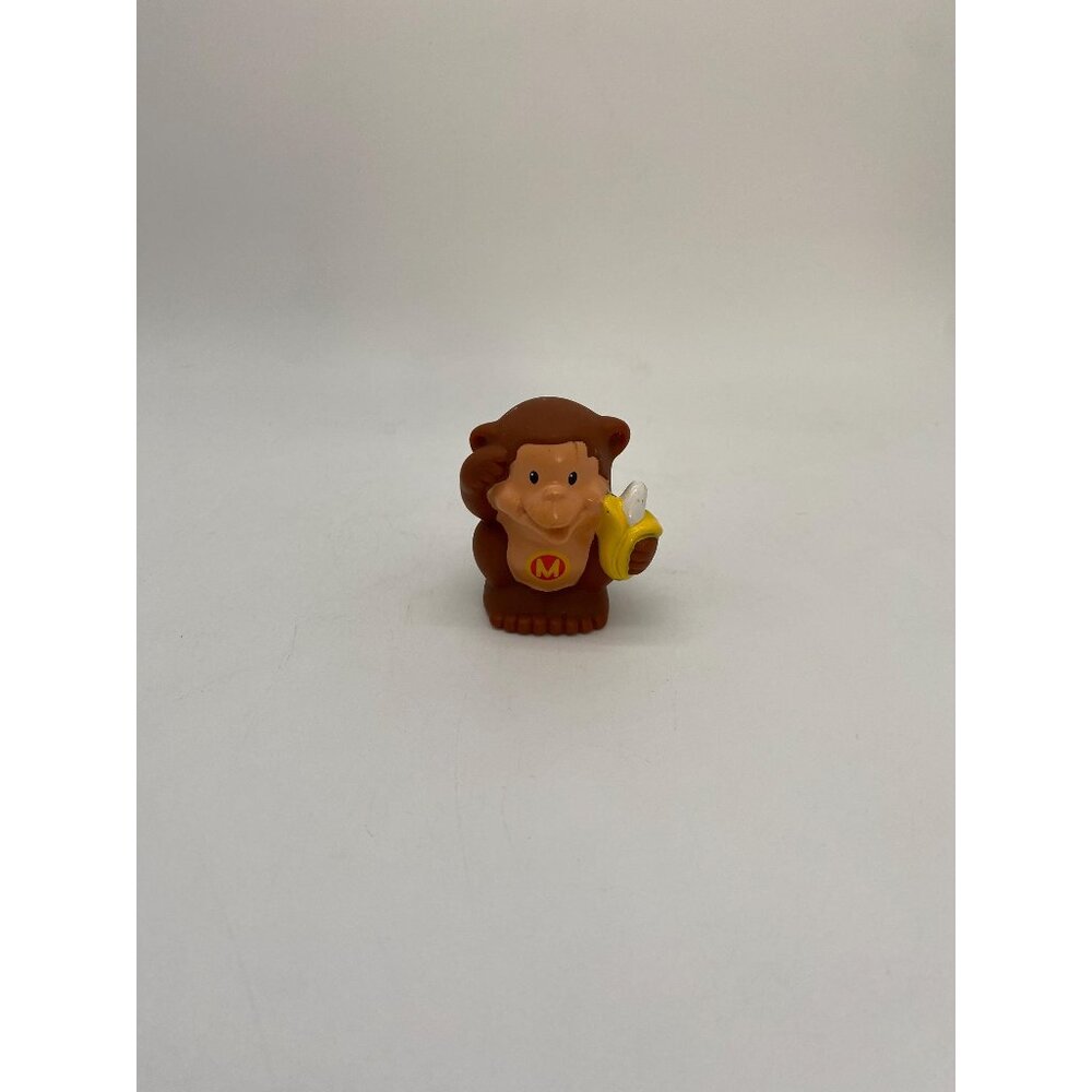 2004 Fisher-Price Little People Monkey with Banana Figurine Toy